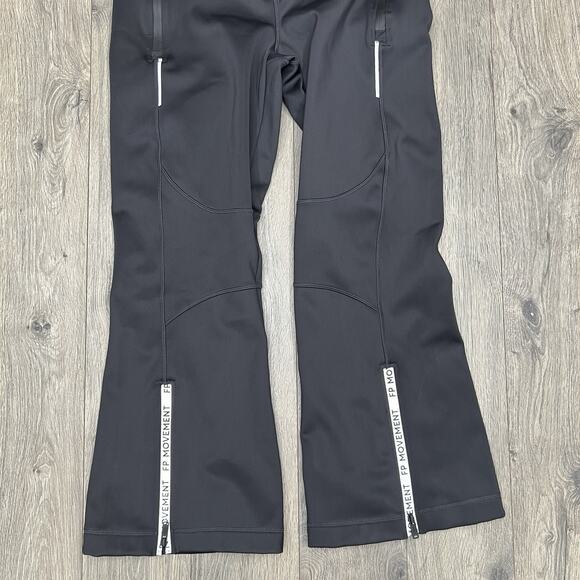 Free People Snow Bibs Size XL Womens Black POwder Vixen Softshell Movement - Picture 14 of 16